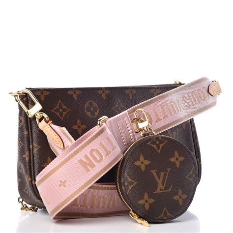 louis vuitton multi pochette accessoires rose clair|Louis Vuitton monogram canvas.